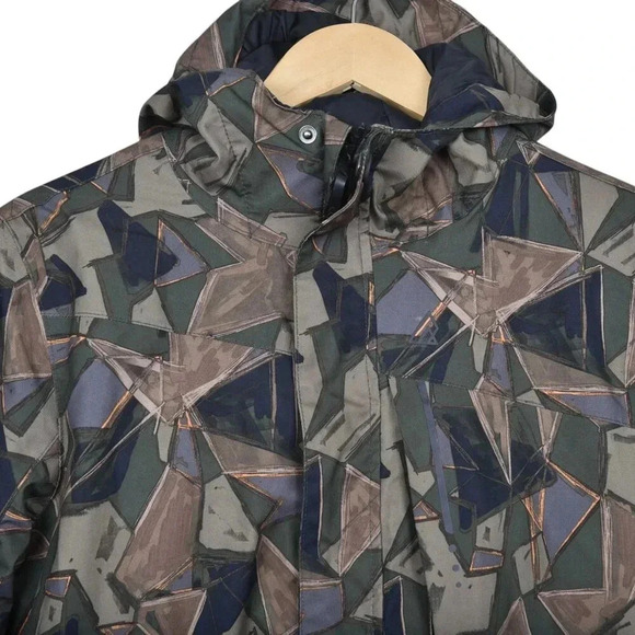 Ripzone Winter Jacket Ski Snowboarding 8K Hooded Waterproof Black Green Size XL - Picture 2 of 12